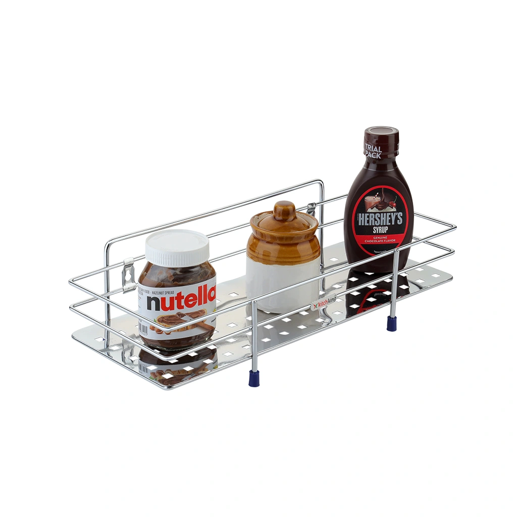 Kitchen Rack Perforated Single-Silver-Single-Stainlesssteel-3