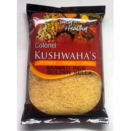 colonel kushwaha's golden sella rice 1121 - 1 kg
