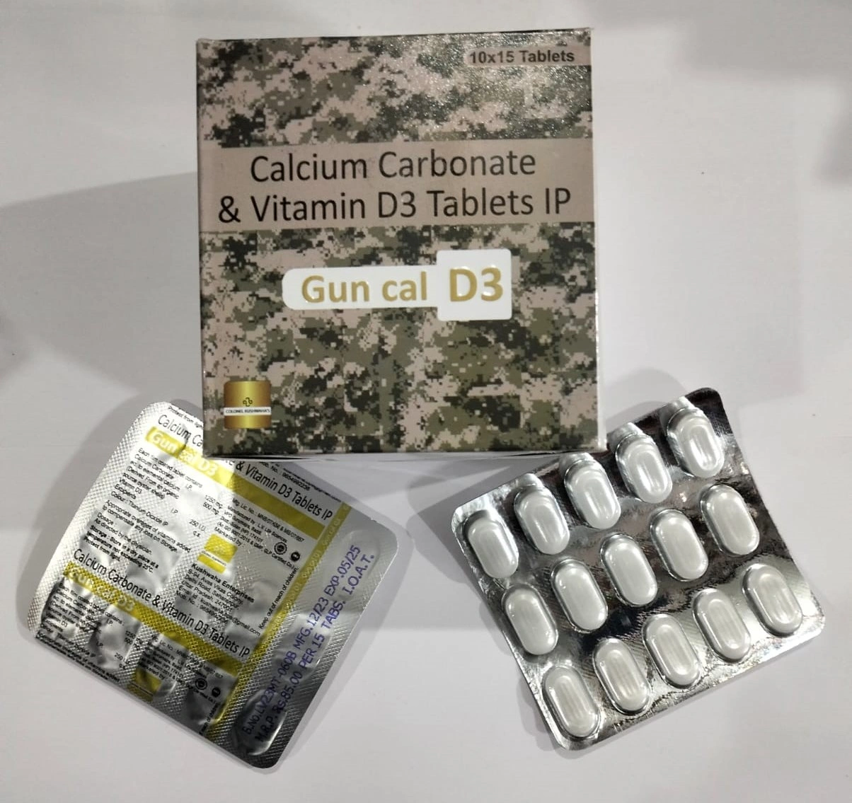 Calcium Carbonate &amp; Vitamin D3 Tablets-12645875