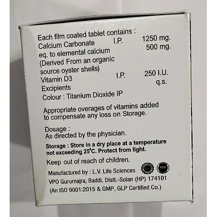 Calcium Carbonate &amp; Vitamin D3 Tablets-6