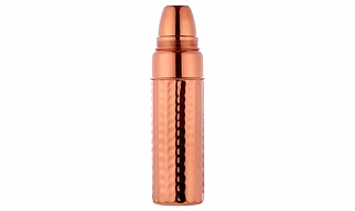Hammered Design Pure Copper Thermos Water Bottle