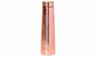 900ml Copper Bottle - Lighthouse Shape with Etching Pattern