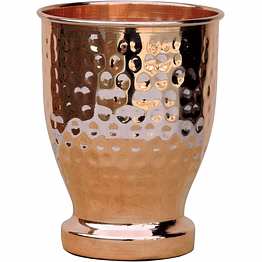 premium hammered copper tumbler - 550 ml | unlined & lacquer-free