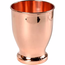 modern plain pure copper tumbler - 550 ml lacquer-free & uncoated