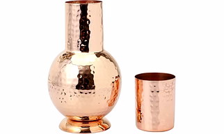 Pure Copper Nightstand Carafe - 1 Litre