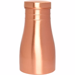 1l pure copper bedside water carafe - plain design