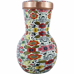 1.5l pure copper bedside water carafe & tumbler set