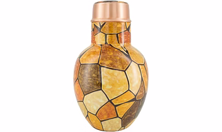 Premium Pure Copper Bedside Water Carafe Set - 1.8 Litre