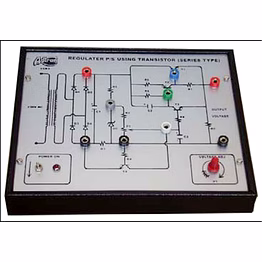 adtron regulated power supply using transistor ( series type ) trainer