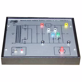 adtron regulated power supply using ic 317 ( variable ) trainer