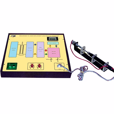 adtron measurement of linear displacement using inductive transducer trainer( digital )