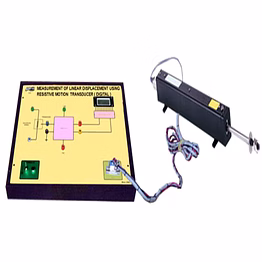 adtron measurement of linear displacement using resistive motion transducer trainer ( digital )
