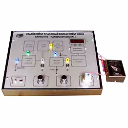 adtron measurement of angular displacement using capacitive transducer trainer ( digital )