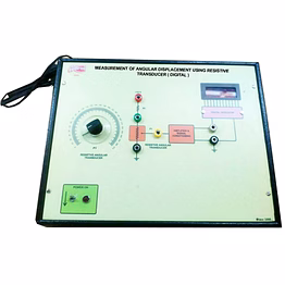 adtron measurement of angular displacement using resistive transducer trainer ( digital )