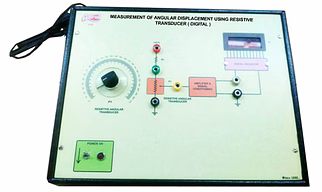 Measurement of Angular Displacement Using Resistive Transducer Trainer ( Digital )