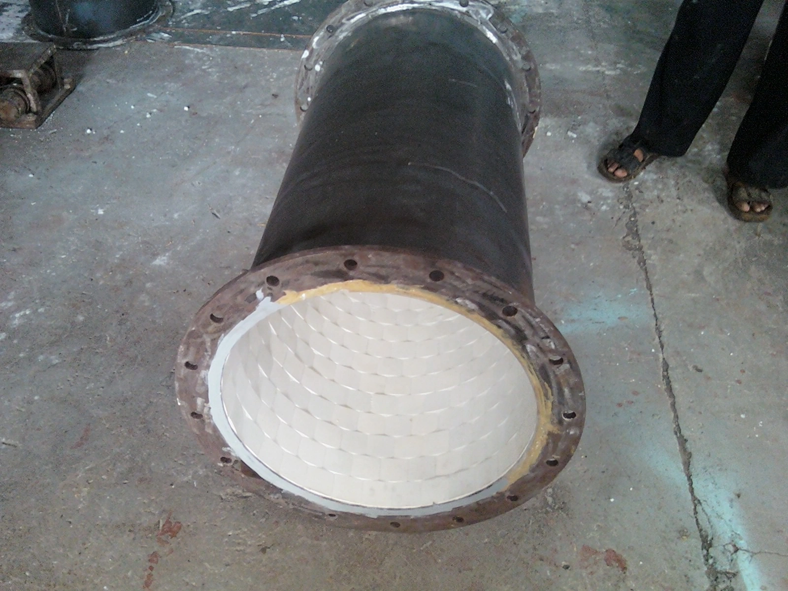 High Alumina Ceramic Lined Pipe And Bend-2