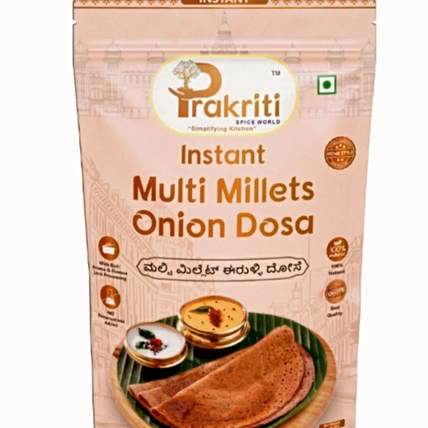 Instant Multi Millets Onion Dosa-4