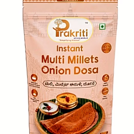 prakriti spice world instant multi millets onion dosa
