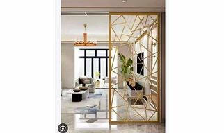 Latest Technology JIS 304 316 Rose Gold Surface Stainless Steel Room Divider Metal Wall Customize Size for Decoration to Europe