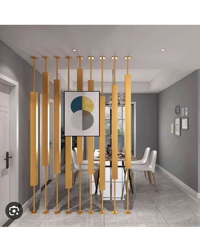 Elegant Metal Partition in PVD Rose Gold-12620854