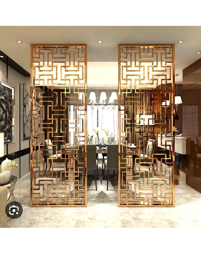 PVD COATING STEEL PARTITION MORDERN HOME DECOR-4