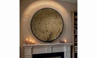 Antique Mirror. Trumeau style wall mirror. wall mirror w/ classic Trumeau style. Wall mirror made w/ antique mirror