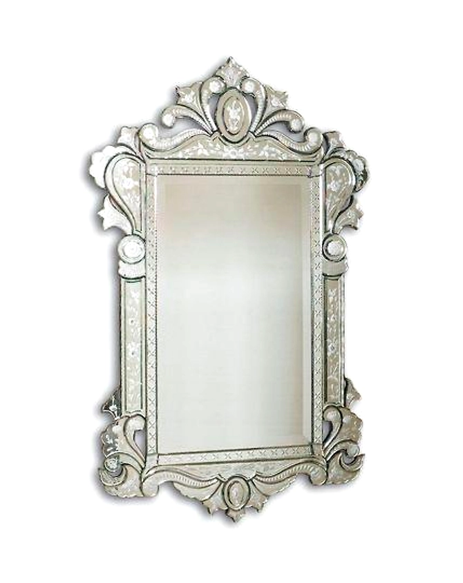 Antique Venetian Mirror Oval-1