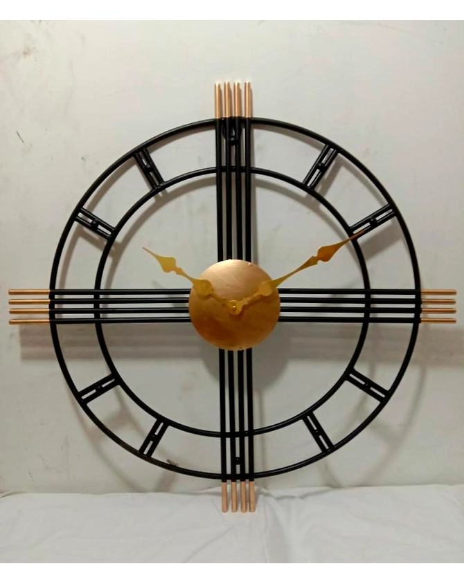 Limelight Decorative Wall Clock Metal Wall Clock, Gingko Leaf Wall Clock Big Size, Big Wall Clock for Living Room Watch Wall Clock, Wall Decoration Items for Living Room/Bedroom/Office/Hall-4