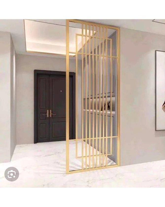Latest Technology JIS 304 316 Rose Gold Surface Stainless Steel Room Divider Metal Wall Customize Size for Decoration to Europe-2
