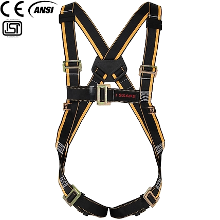 I SSAFE 44 mm Class A Fully Adjustable &amp; Fall Indicator Safety Harness Belt, ISF-16-ISF-16