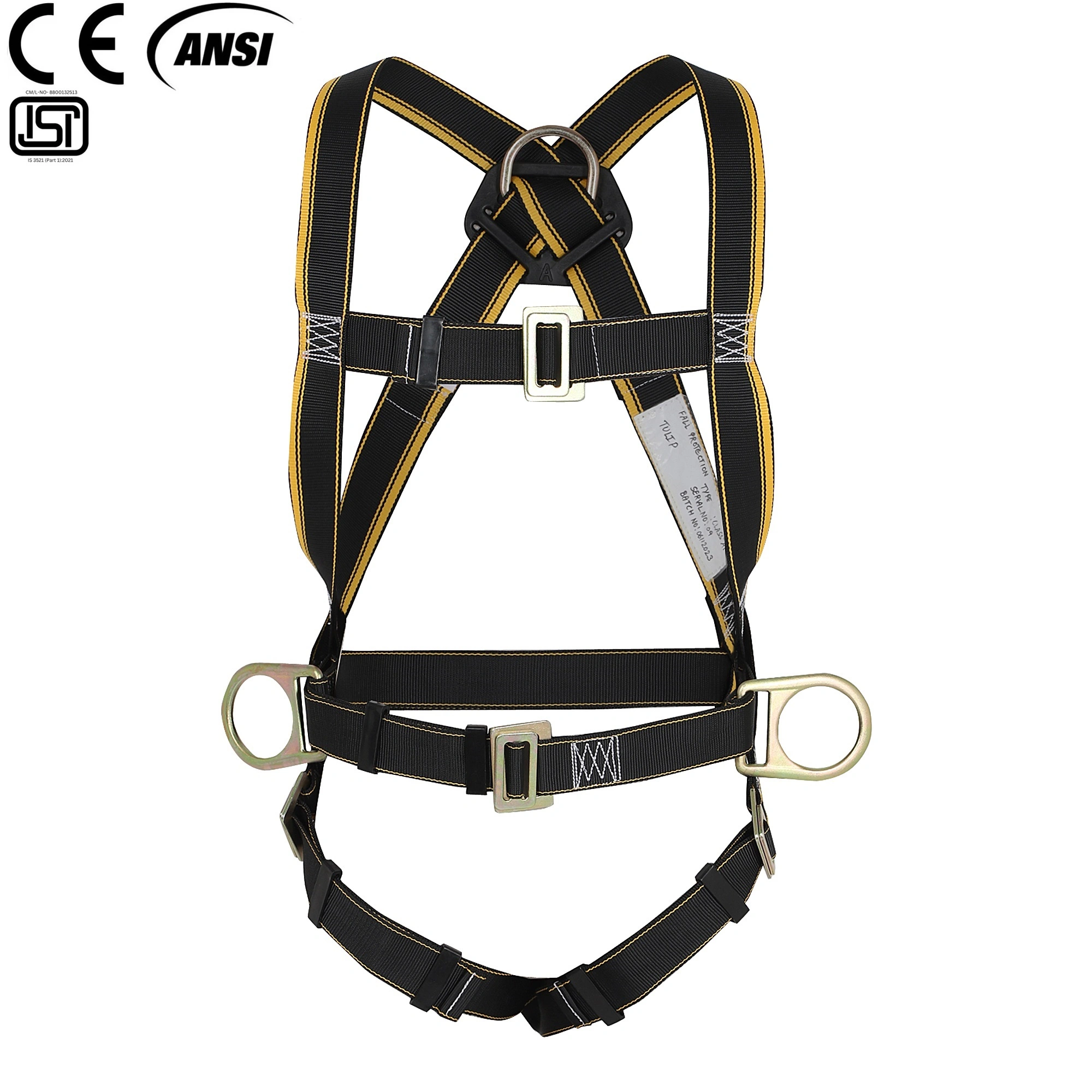 I SSAFE44 mm Class P Full Body Construction Harness, ISF-17-ISF-17