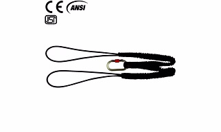 I SSAFE 25 mm Safety Tool Lanyards, ISF-122