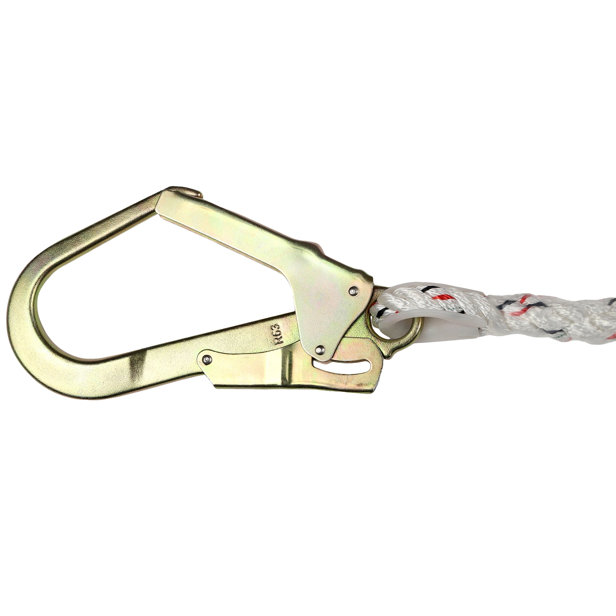 Fall Restraint Lanyards with Carabiner Attachment and Scaffolding Hook, ISF-05-2