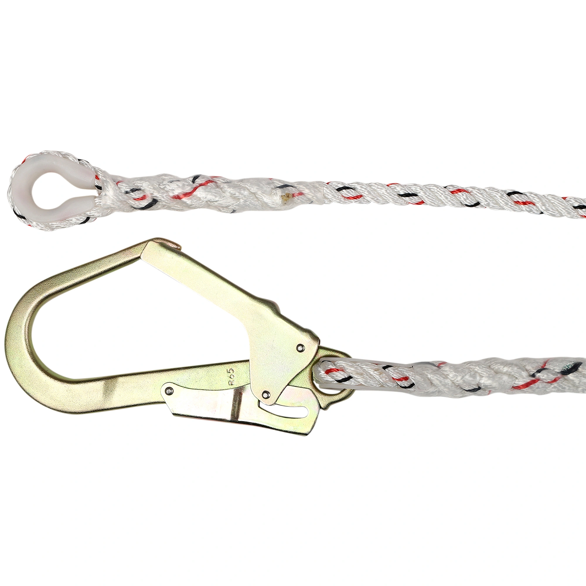 Fall Restraint Lanyards with Carabiner Attachment and Scaffolding Hook, ISF-04-1