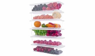 ClearView Plastic Storage Bin,StackMaster Plastic Storage Box,Durablock Plastic Storage Container