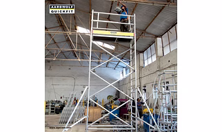 Narrow Aluminum Scaffolding