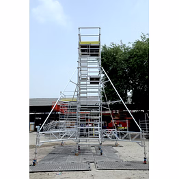 double width aluminum scaffolding