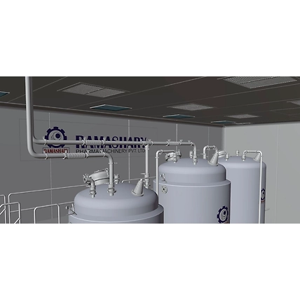ORAL LIQUID / SUGAR SYRUP MANUFACTURING PLANT - GMP MODEL.-2