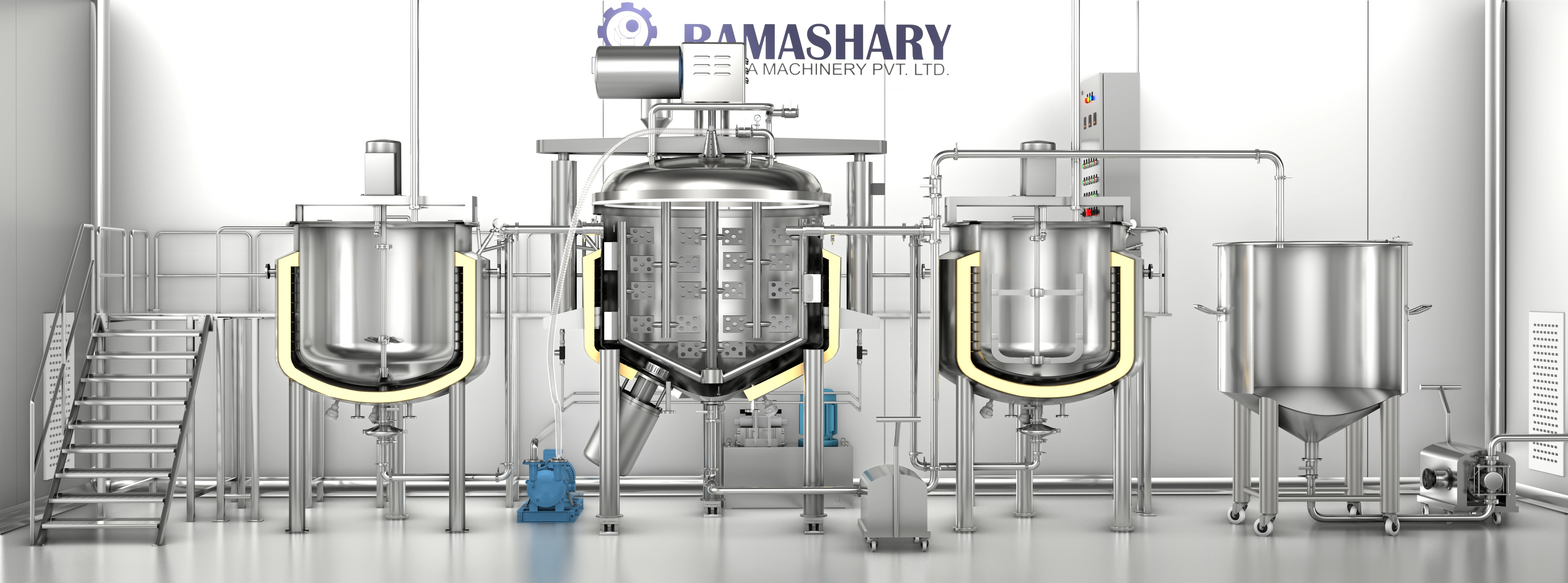 Ointment / Cream Manufacturing Plant - GMP Model.-1