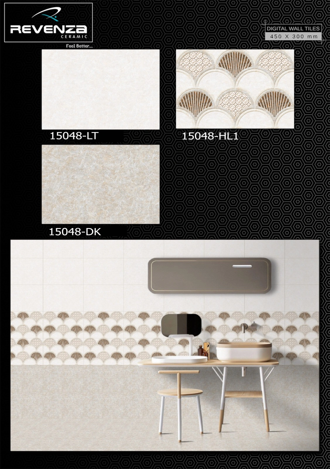 Digital Ceramic Wall Tiles - 30x45mm-12622106