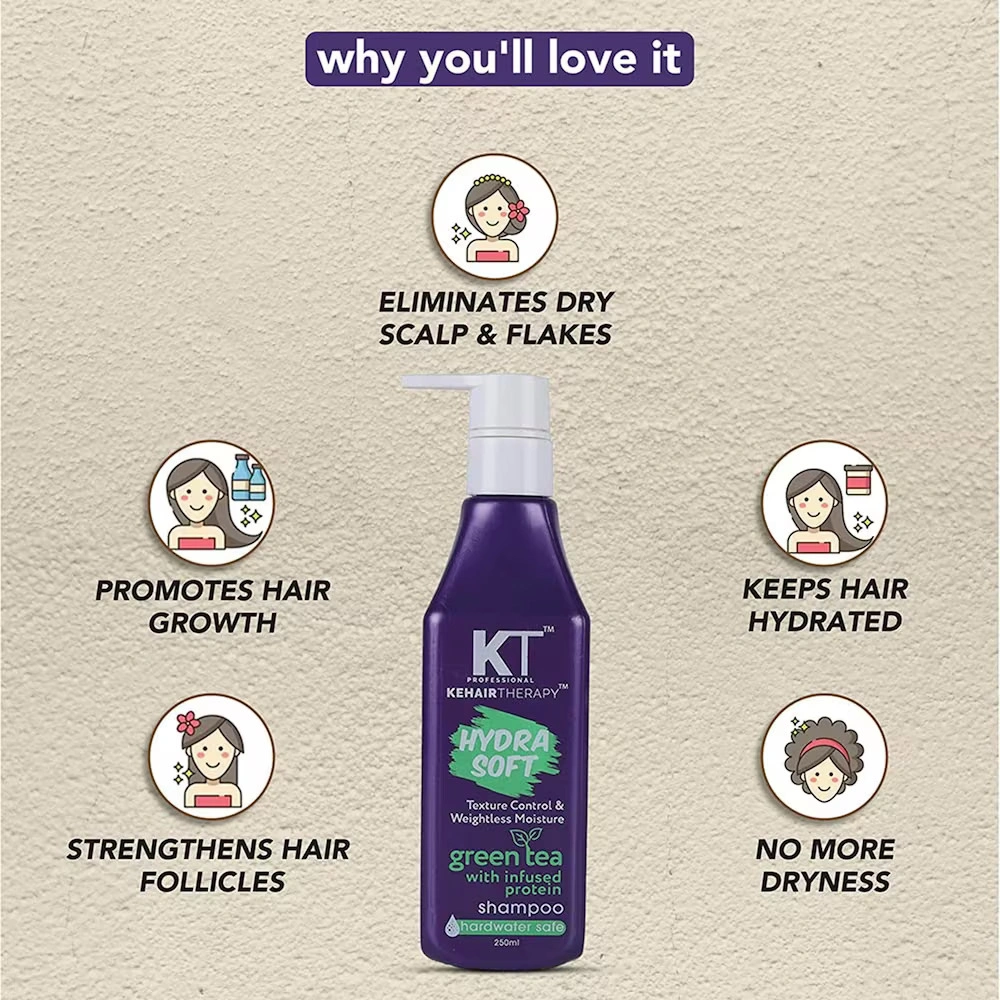 KT Professional Hydra Soft Shampoo- 250 ML-1