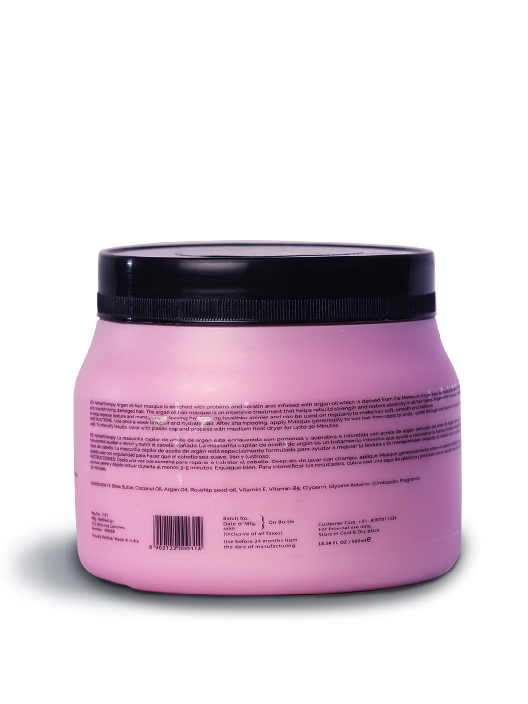 KT Professional Argan Oil Masque Hair Spa - 500 ml-1