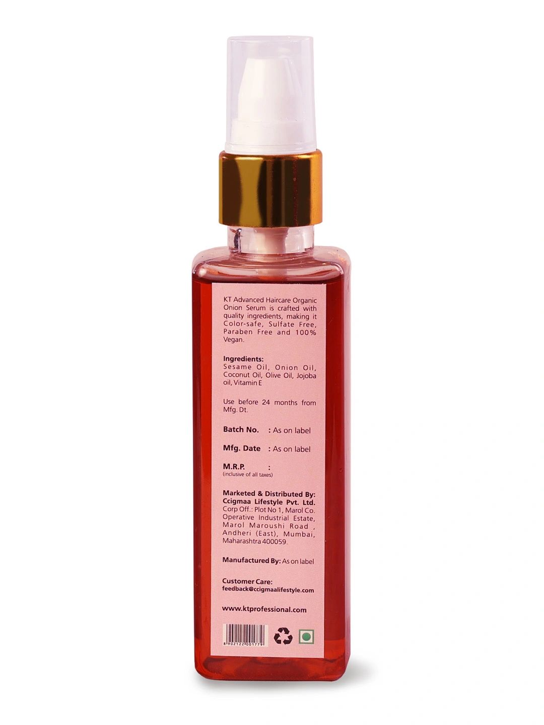 KT Advanced Haircare Organic Onion Serum - 100 ml-1