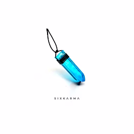 resin glow pendant