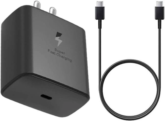 Samsung 45W Max Super Fast Charger True 45W Max Charging Adapter With 3.3Ft Cable For Samsung Galaxy Fold/Note/S/A/M Series S24|S24 Ultra|S24 Plus|S23Fe|S23 Ultra|S22Fe.,Black-12622432