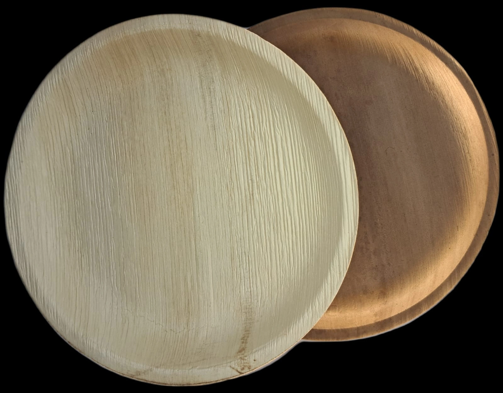 8inch Round Shallow Areca leaf plates-3