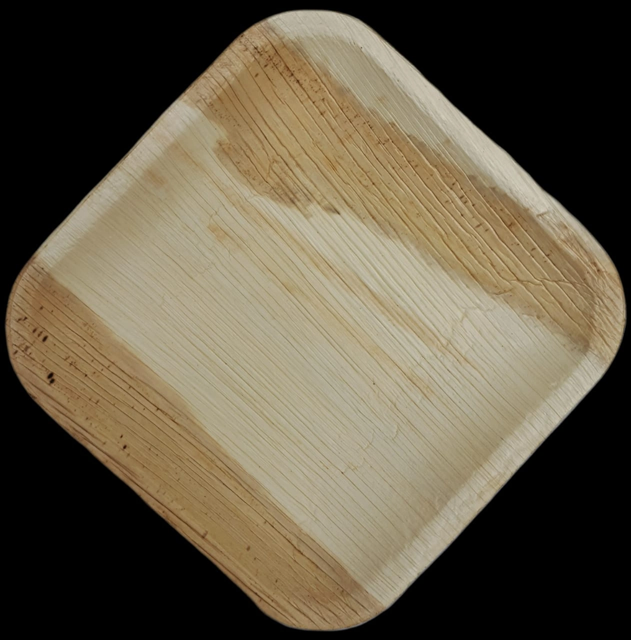 7 inch Square shallow Areca leaf plates-3