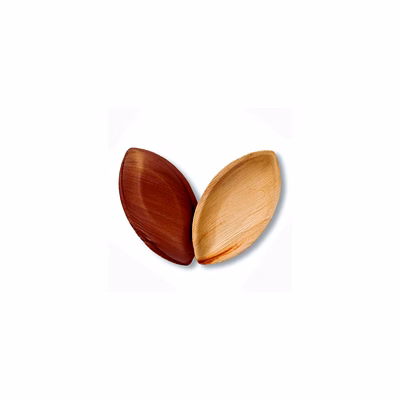 areca life 2.5*4 inch boat shape areca leaf bowl