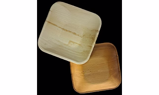 6 square areca leaf bowl