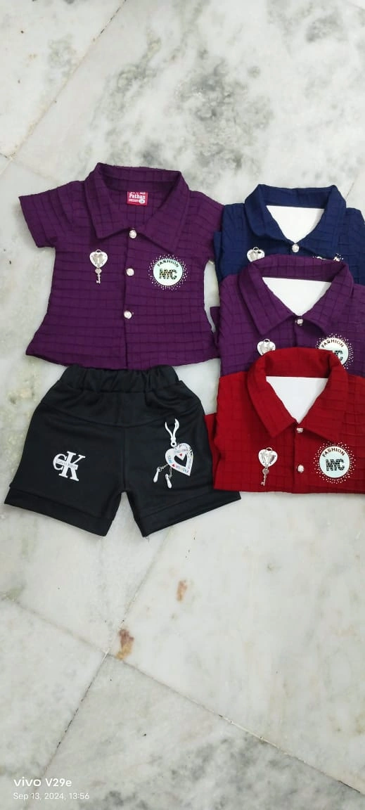 Children Half Sleeve Shirt Trouser set-4